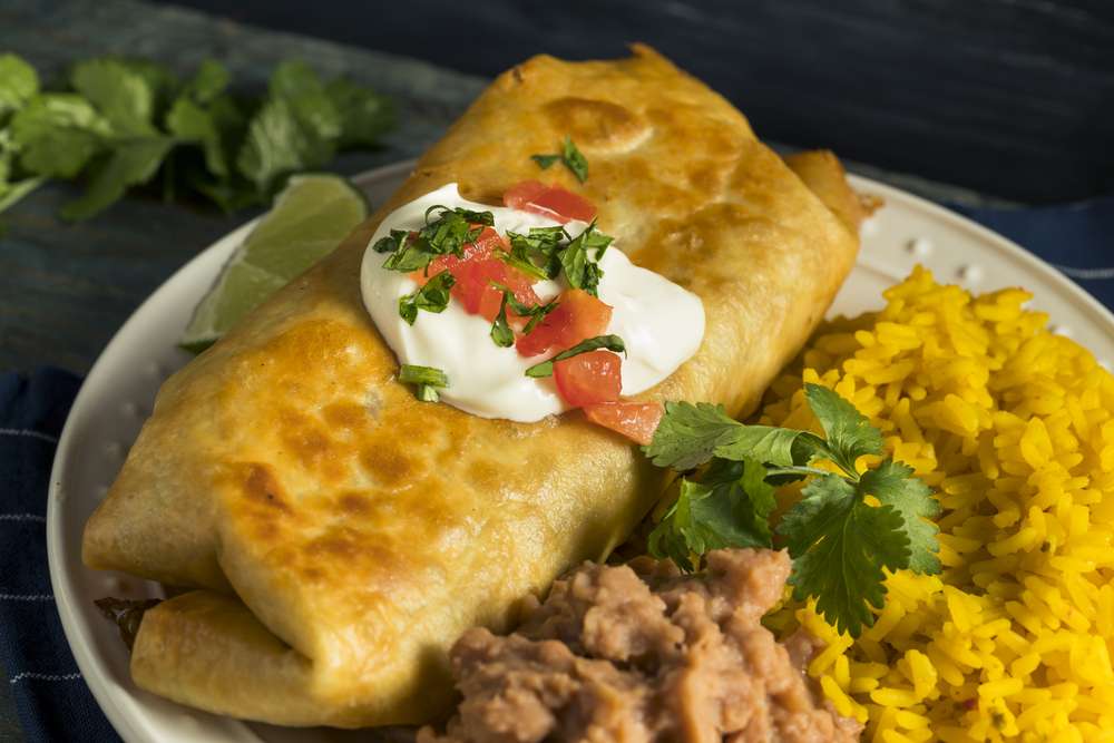 LUNCH CHIMICHANGA